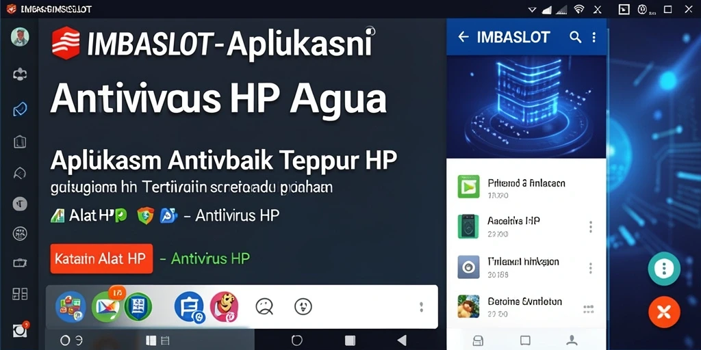 Tampilan antarmuka IMBASLOT yang user-friendly dan informatif.