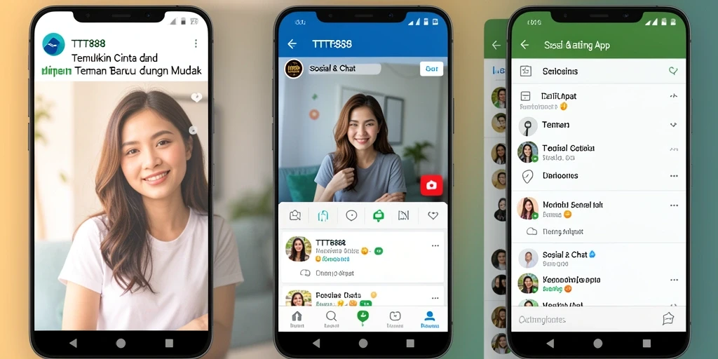 Antarmuka TTT888 yang intuitif dan mudah digunakan untuk mencari pasangan.